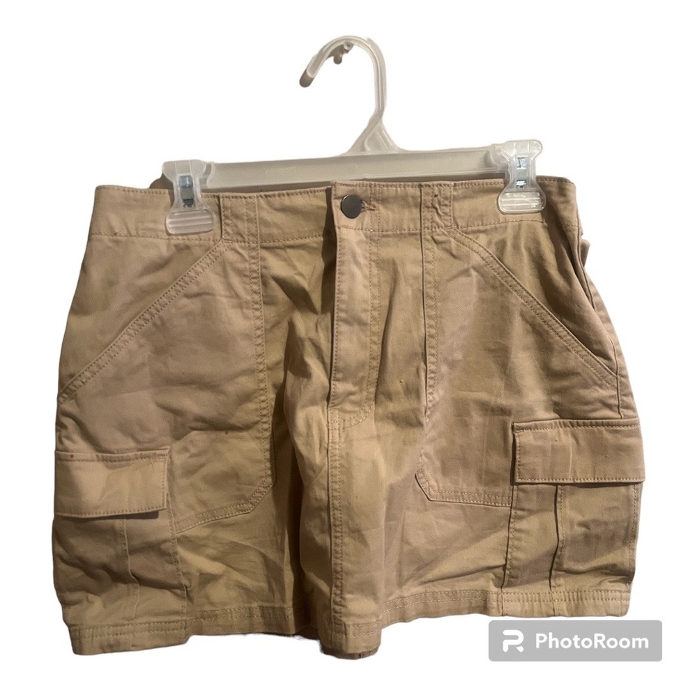 Khaki Cargo mini skirt (never worn)